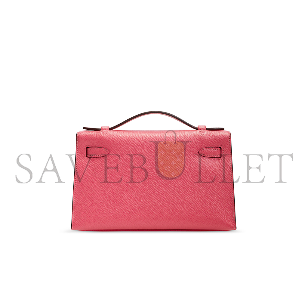 H**mes mini kelly epsom 8w rose azalee (22*14*7cm)